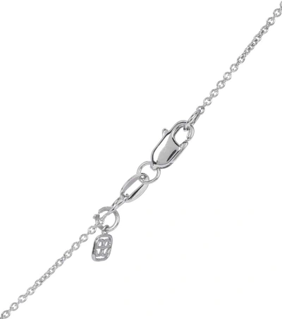 Shop Sydney Evan Small Love 14 Kt White Gold And Diamond Necklace In No