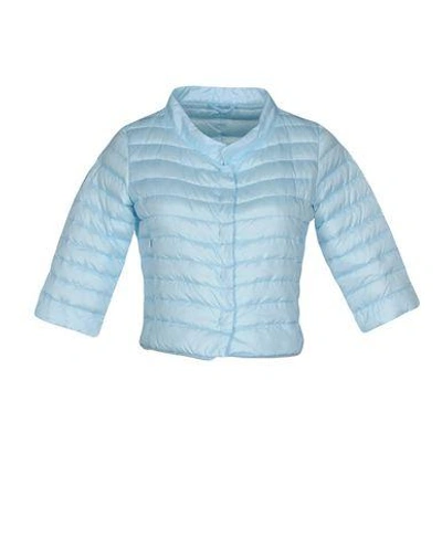 Shop Duvetica Down Jackets In Sky Blue