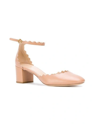 Shop Chloé Lauren Ankle Strap Pump