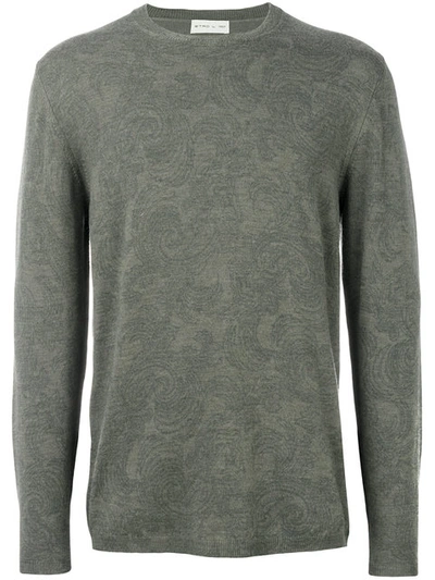 Etro Light Floral Embroidery Sweatshirt