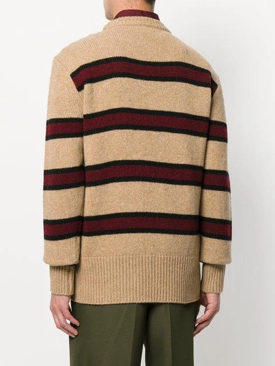 Shop Marni Striped Jumper