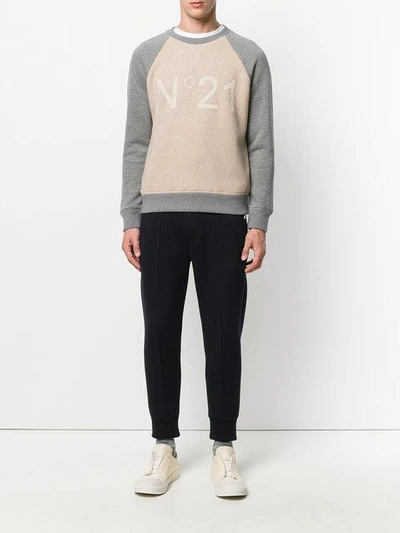 Shop N°21 Logo Print Sweatshirt
