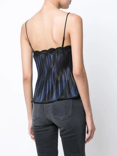 Shop Alexander Wang Striped Camisole In Black