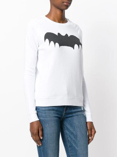 Shop Zoe Karssen Bat Print Sweatshirt - White
