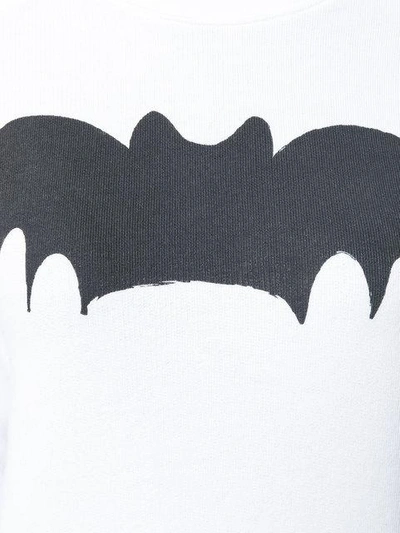 Shop Zoe Karssen Bat Print Sweatshirt - White