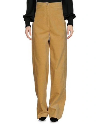 Lemaire Casual Trousers In Ocher