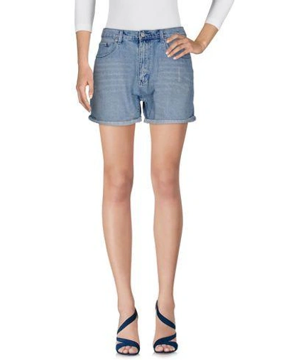 Shop Cheap Monday Denim Shorts In Blue