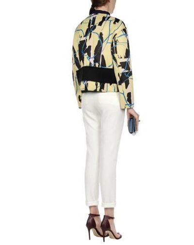 Shop Cedric Charlier Jackets In Yellow