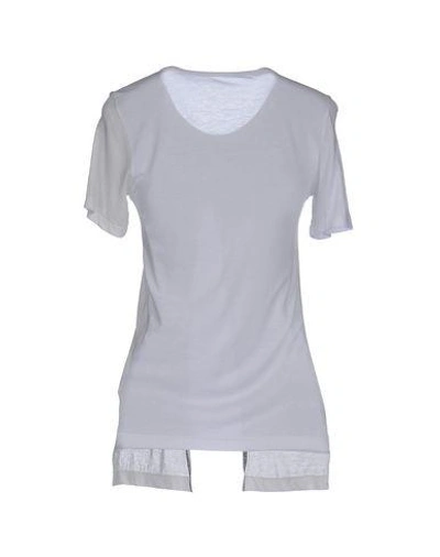 Shop Yohji Yamamoto T-shirts In White