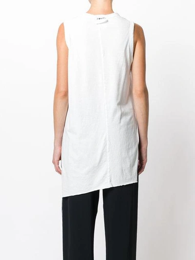 Shop Lost & Found Draped Tank Top In White