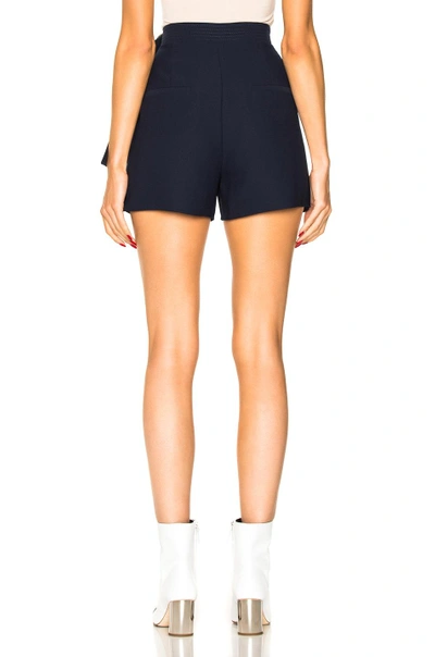 Shop Carven Bermuda Skort In Marine