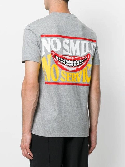 Shop Stella Mccartney No Smiles T-shirt - Grey