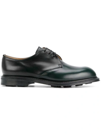 Shop Church's Classic Derby Shoes In Green