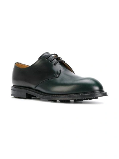 Shop Church's Classic Derby Shoes In Green