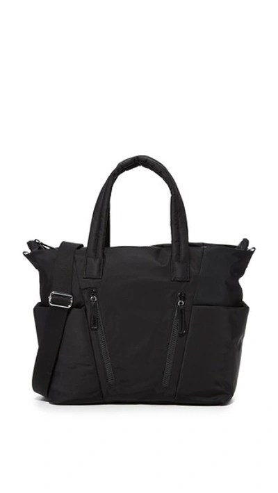 Rebecca Minkoff Ellie Nylon Diaper Bag In Black