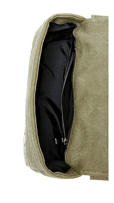 Shop Moschino Shoulder Bag In Green/black