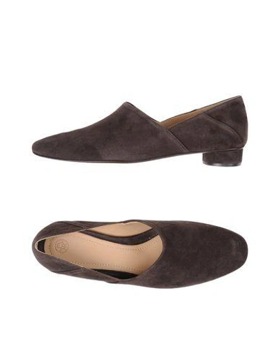 Shop The Row Loafers In Dark Brown