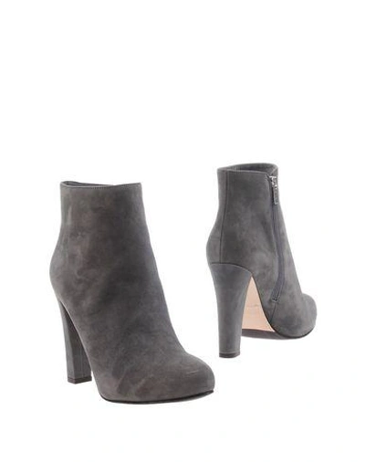 Shop Le Silla Ankle Boots In Grey