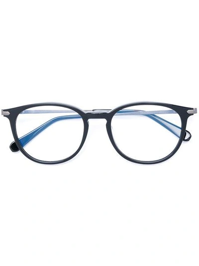Shop Brioni Square Frame Glasses - Black