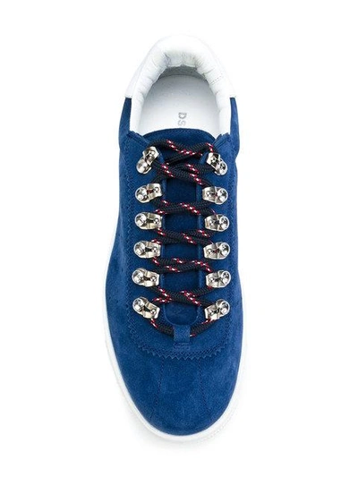 Shop Dsquared2 Barney Sneakers In Blue