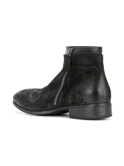 Shop Marsèll Distressed Ankle Boots - Black