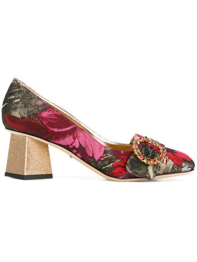 Shop Dolce & Gabbana Jackie Pumps In Multicolour