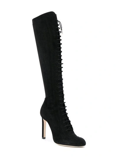 Shop Jimmy Choo Desiree Knee In Black