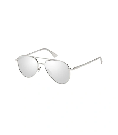 Shop Le Specs Platinum Imperium Sunglasses