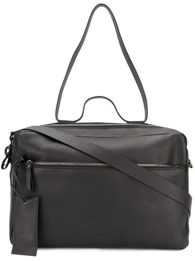 Shop Marsèll Tag Detail Hand-luggage In Black