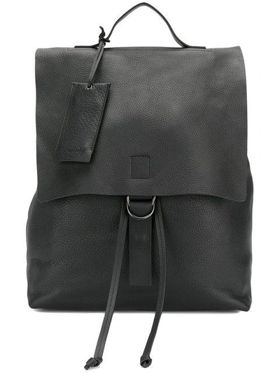 Shop Marsèll Tag Detail Backpack - Black