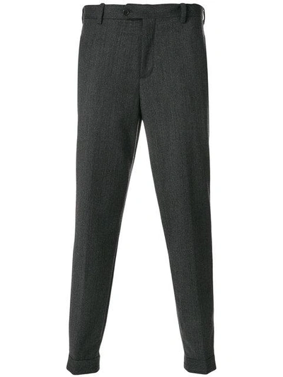 Shop Neil Barrett Tapered Tailored Trousers