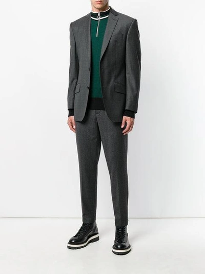 Shop Neil Barrett Tapered Tailored Trousers