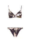ZIMMERMANN 'Curacao Palm' print bikini set