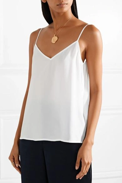 Shop Equipment Layla Washed-silk Camisole In White