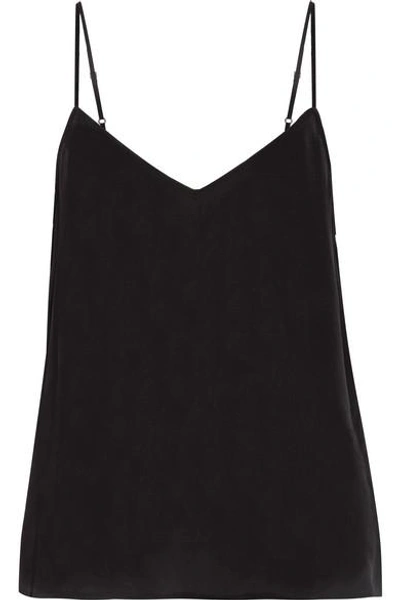 Shop Equipment Layla Washed-silk Camisole In Black