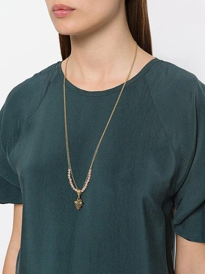 Iosselliani Puro Cheetah Necklace - Metallic In Metallic