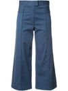 VERONICA BEARD CROPPED FLARED TROUSERS,1706004623512209819