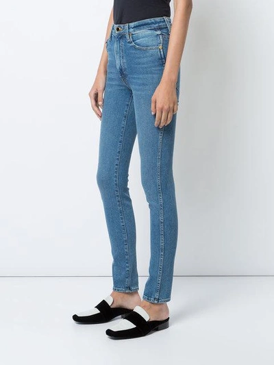 Shop Khaite Classic Skinny Jeans In Blue