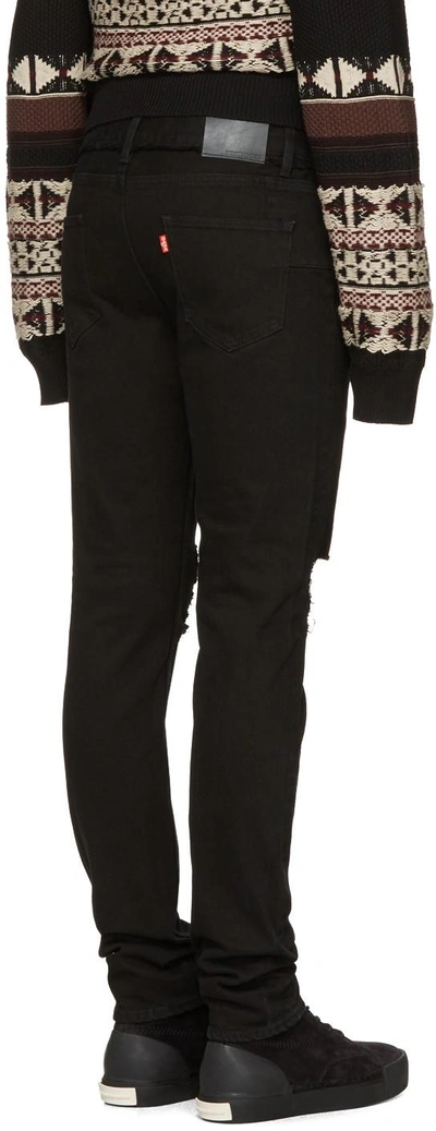 Christian Dada Distressed Slim-fit Jeans