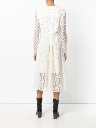 Shop Philosophy Di Lorenzo Serafini Lace Midi Dress
