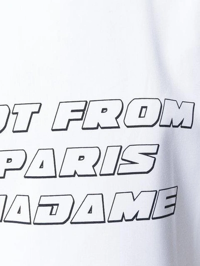 Shop Drôle De Monsieur Graphic Printed T-shirt - White