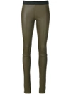 DROME ribbed waistband leggings,SPECIALISTCLEANING