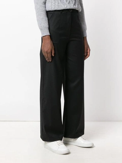 Shop Semicouture Wide Leg Trousers