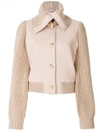 CHLOÉ knitted detail jacket,17AVE1617A06912226991