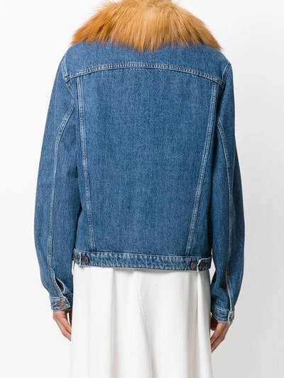 Shop Forte Couture Le Bonrex Denim Jacket In Blue