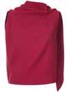 ROLAND MOURET DRAPED SLEEVELESS KNITTED TOP,PW17S6100F404412213207