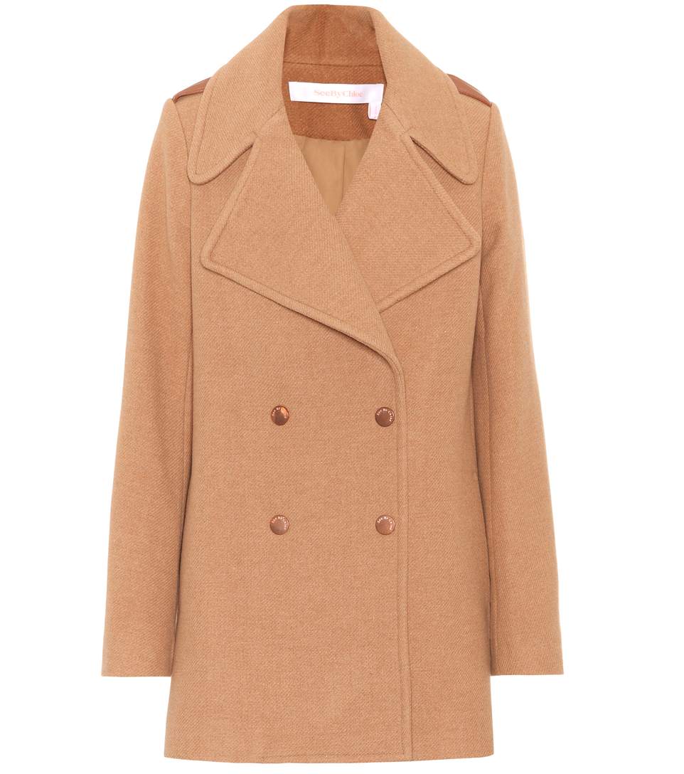 see by chloe wool coat