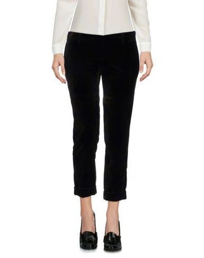 Shop Dsquared2 Cropped Pants & Culottes In Dark Blue