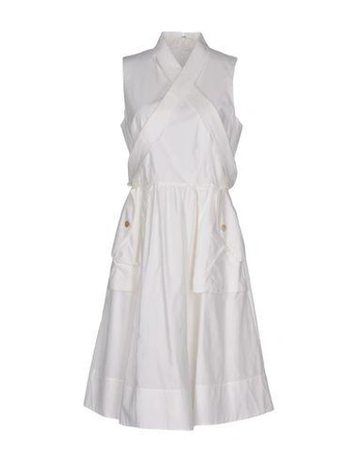 Marc By Marc Jacobs Knee-length Dresses In White