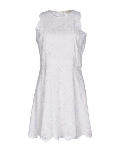 Michael Michael Kors Short Dresses In White